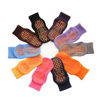Sock Manufacturers Mesh Trampoline Grip Socks Custom Mesh Trampoline Safety Socks