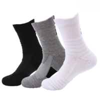 Sock Manufacturers Thick Sports Socks Mens Black Sports Socks Marathon Running Socks